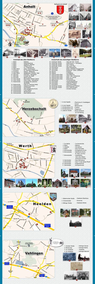 Flyer "Historische Punkte in Isselburg" - Seite2