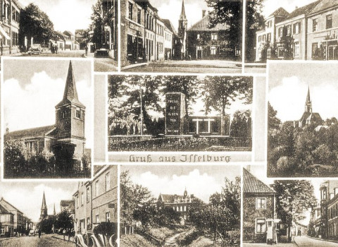 Das Foto zeigt mehrere Bildmotive der damaligen Zeit.