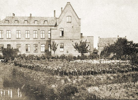 Das kath. St. Elisabeth - Krankenhaus um 1900