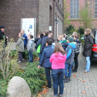 8. 11. 2012
Begrüßung der Schüler der Kasse 4b zum 'Sachkundeunterricht' im Turm.