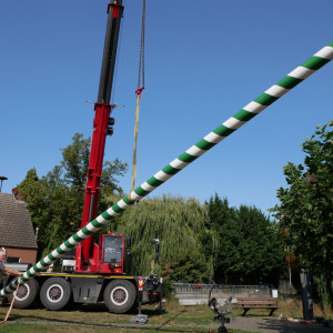 nun ist der Kranführer gefragt